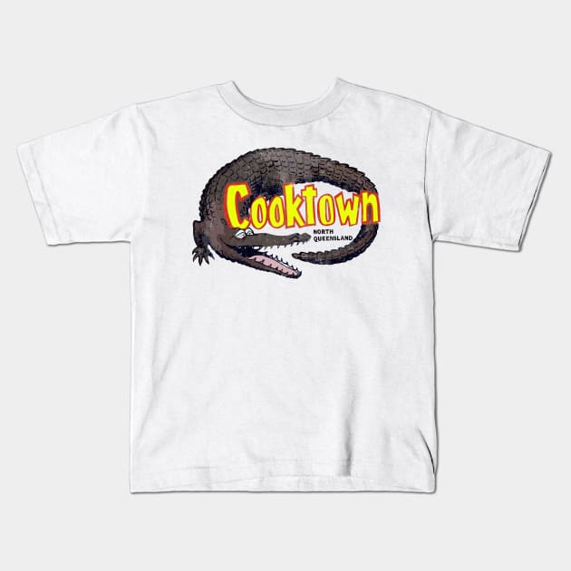 Cooktown North Queensland Kids T-Shirt by DrumRollDesigns